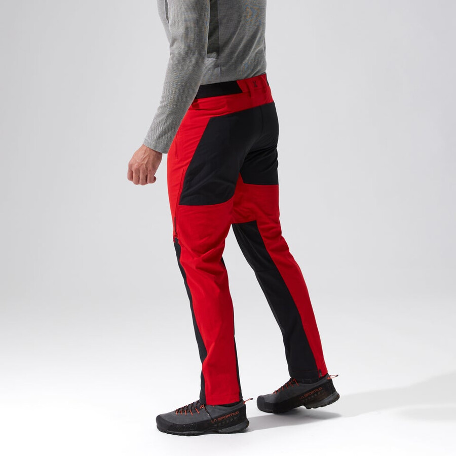 uomini mtn guida alpina - pantalone rossonero berghaus