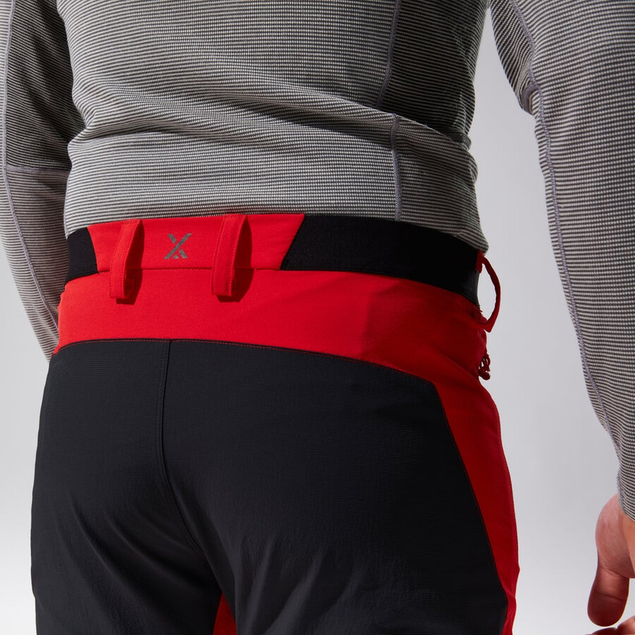 uomini mtn guida alpina - pantalone rossonero berghaus