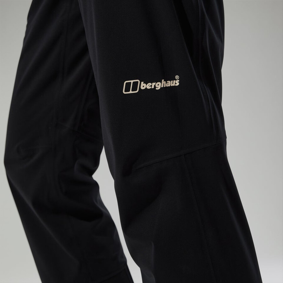 uomini ridge-roamer softshell pant - black berghaus