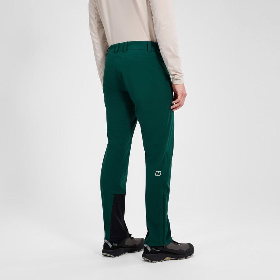 uomini ridge-roamer softshell pant - verde berghaus