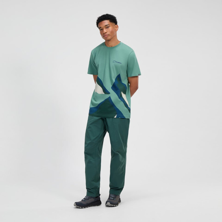 uomini explorer pantalone verde berghaus