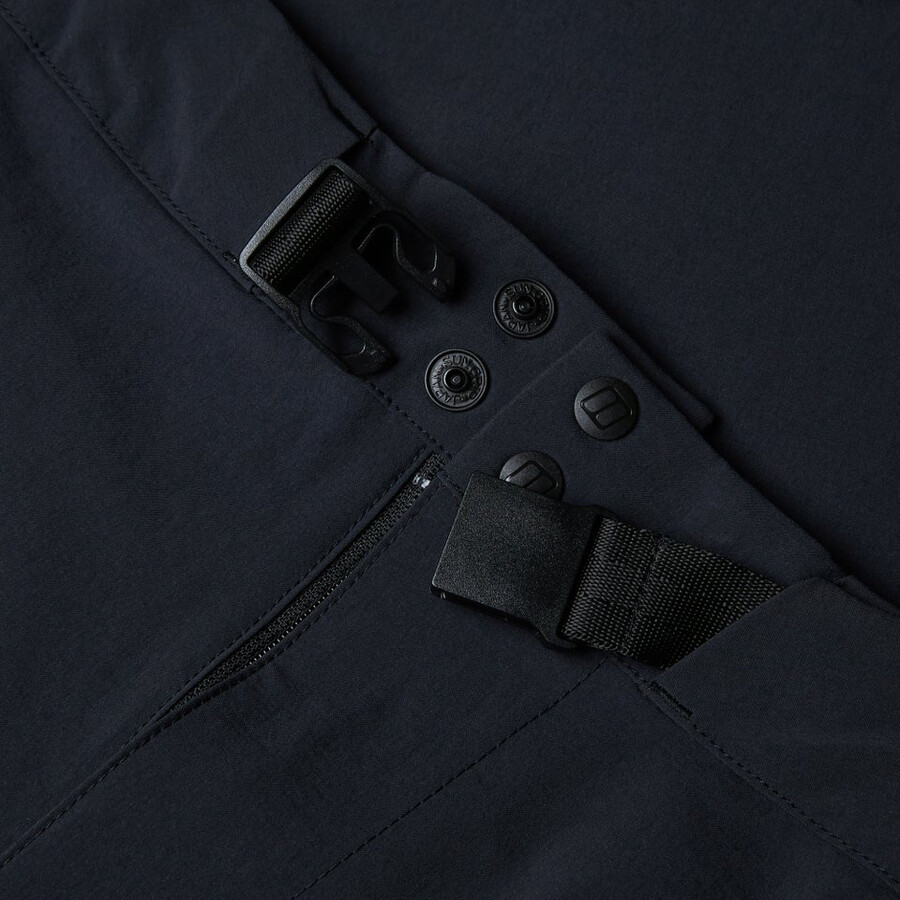 uomini trail-explorer zip off pant - black berghaus