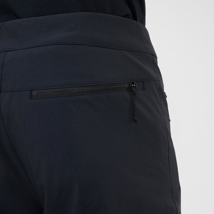 uomini trail-explorer zip off pant - black berghaus