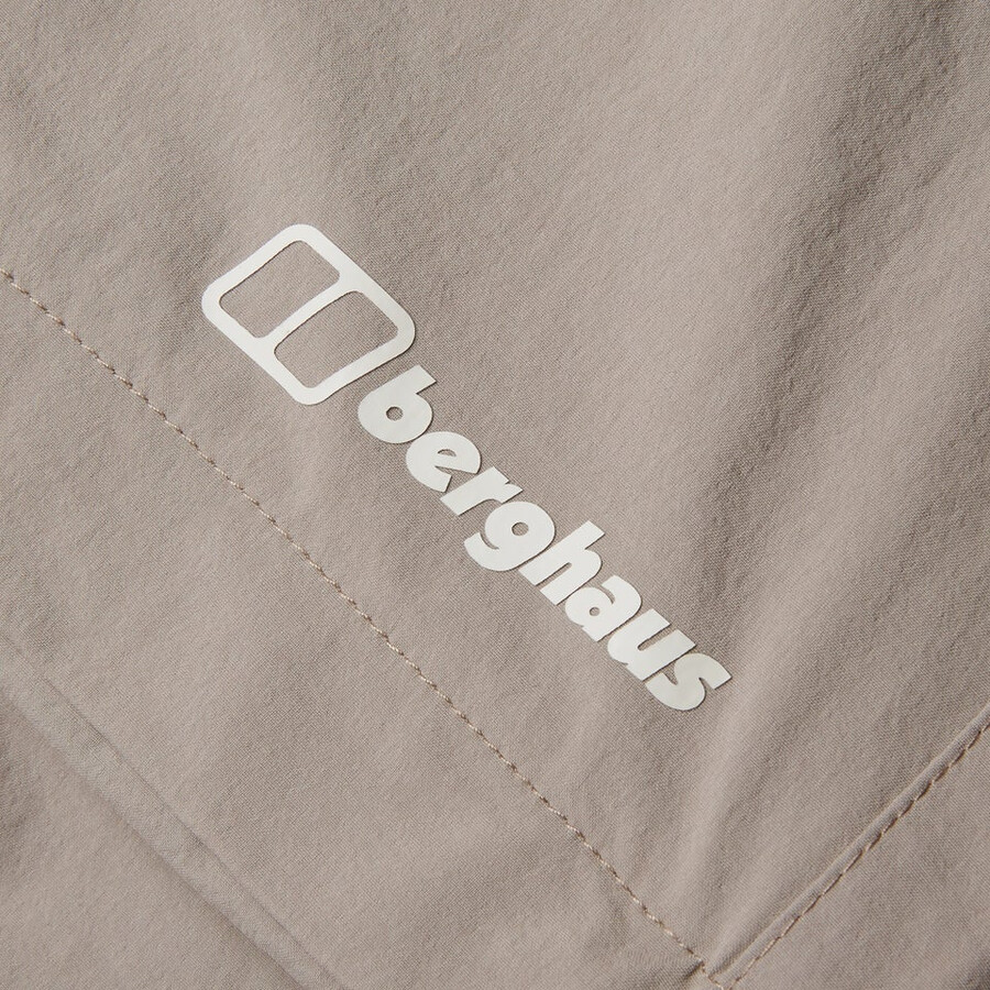 uomini trail-explorer zip off pant - naturale berghaus