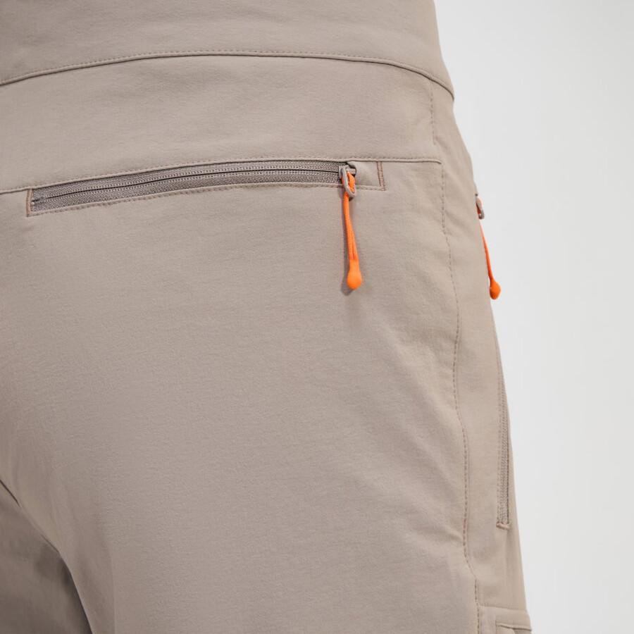 uomini trail-explorer zip off pant - naturale berghaus