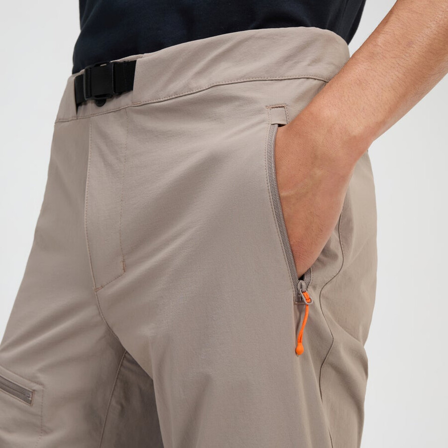 uomini trail-explorer zip off pant - naturale berghaus