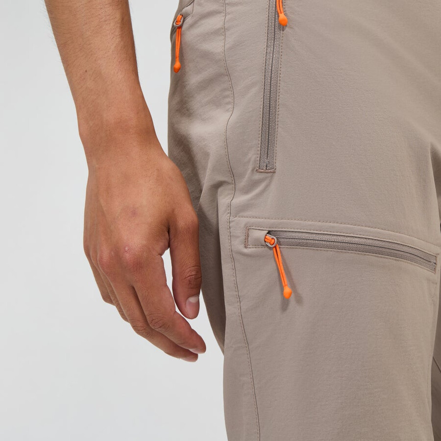 uomini trail-explorer zip off pant - naturale berghaus