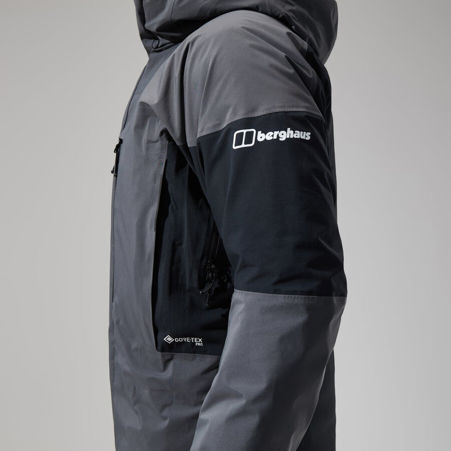 uomini mtn guida gore-tex pro jacket - grigionero berghaus