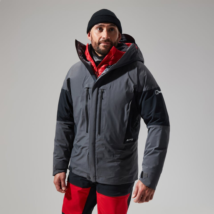 uomini mtn guida gore-tex pro jacket - grigionero berghaus