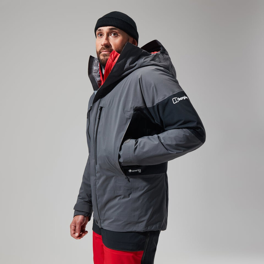 uomini mtn guida gore-tex pro jacket - grigionero berghaus