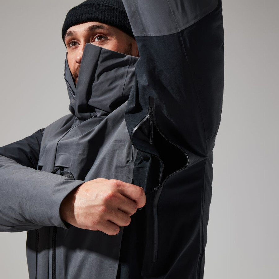 uomini mtn guida gore-tex pro jacket - grigionero berghaus