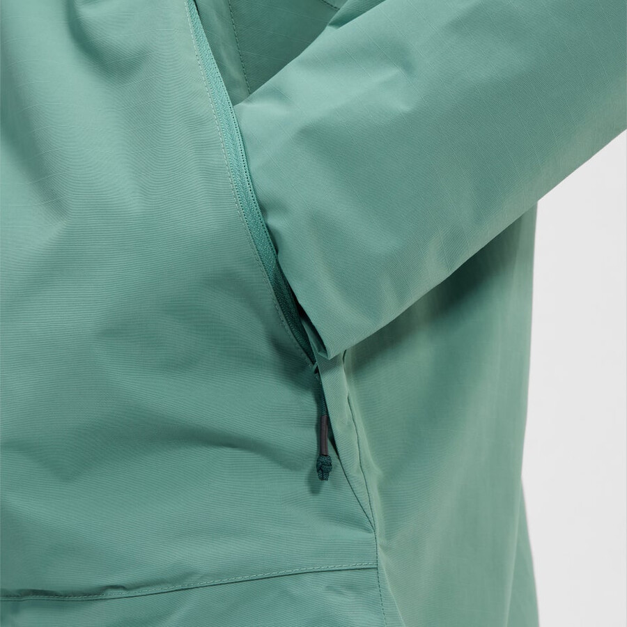 uomini woodwalk impermeabile giacca - verde berghaus