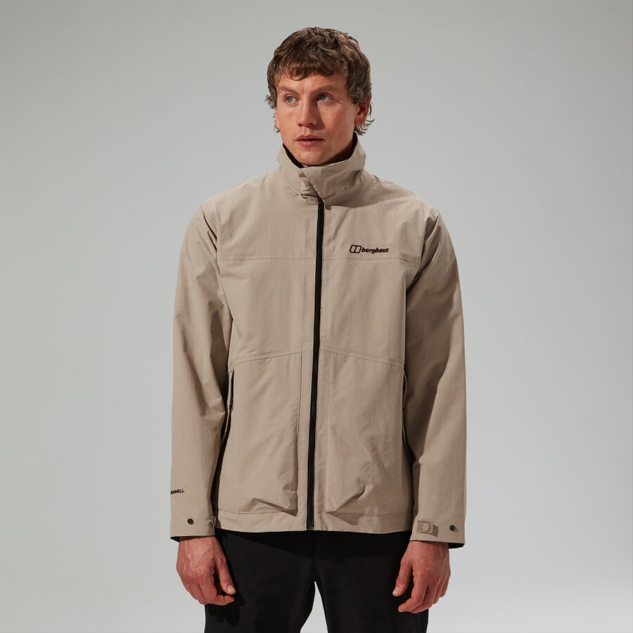uomini woodwalk impermeabile giacca - grigio berghaus
