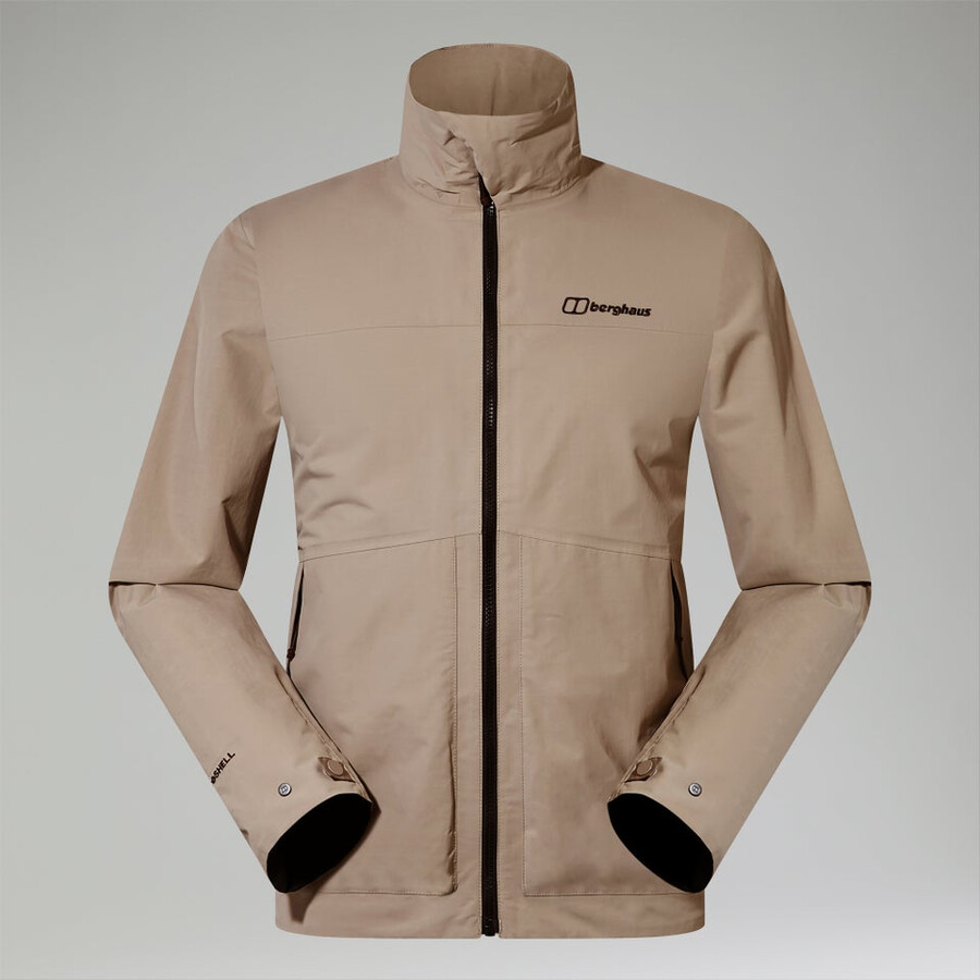 uomini woodwalk impermeabile giacca - grigio berghaus