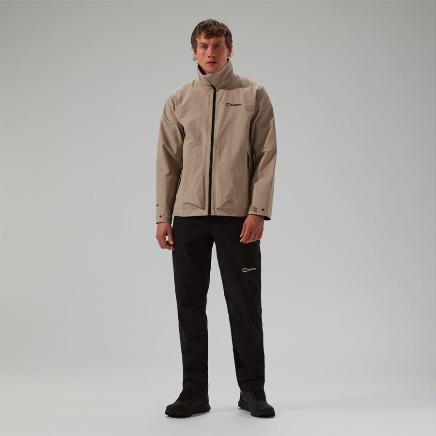 uomini woodwalk impermeabile giacca - grigio berghaus