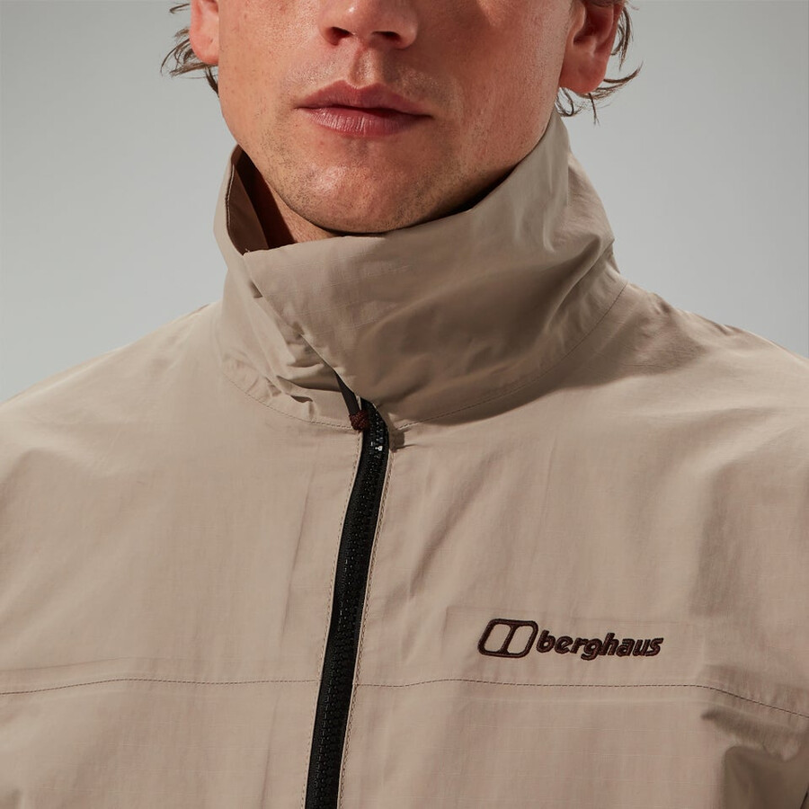 uomini woodwalk impermeabile giacca - grigio berghaus