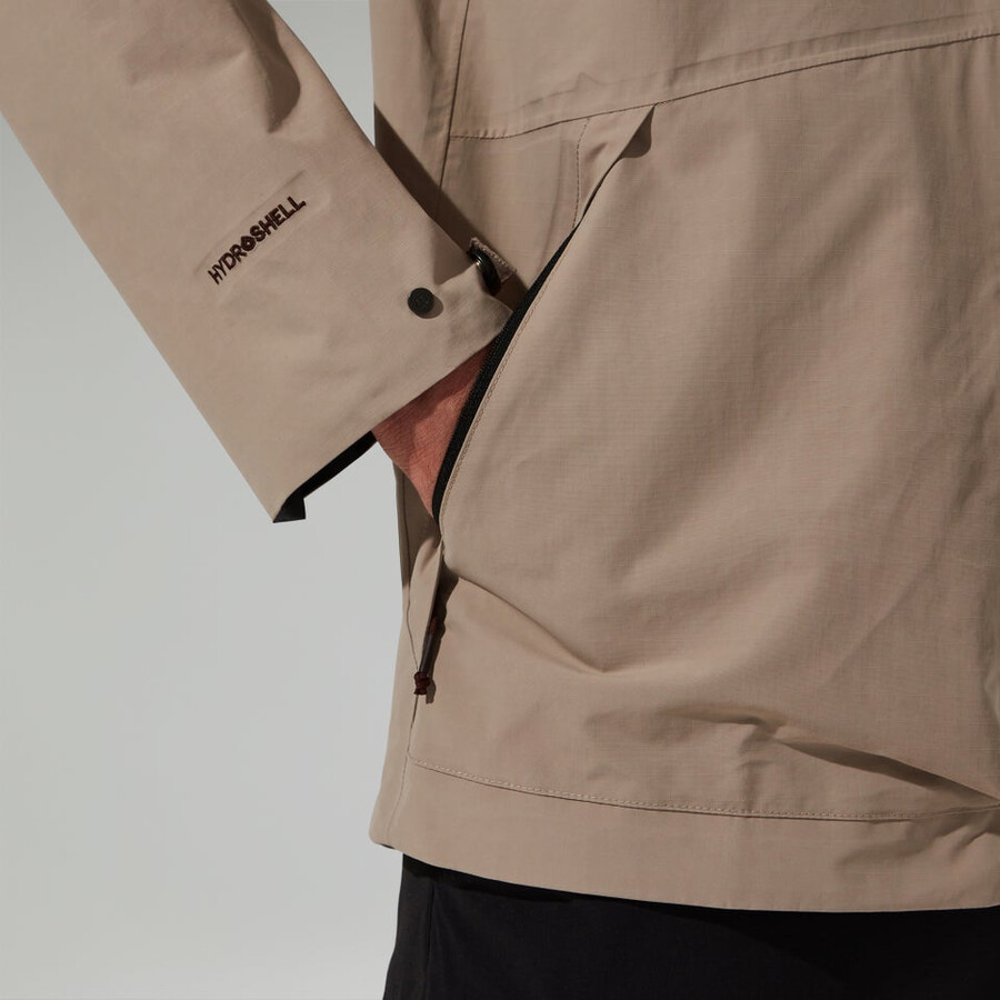 uomini woodwalk impermeabile giacca - grigio berghaus