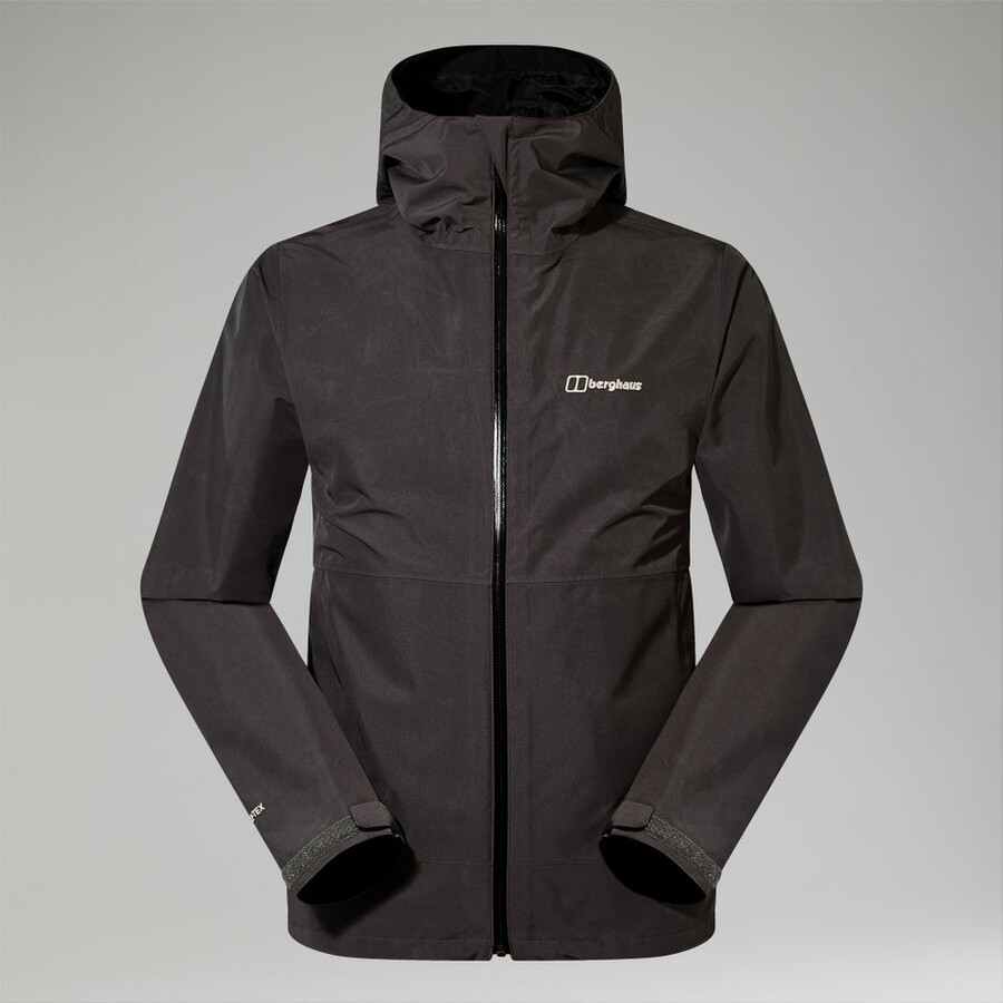 uomini bramblfell interattiva impermeabile gore-tex giacca - grigionero berghaus