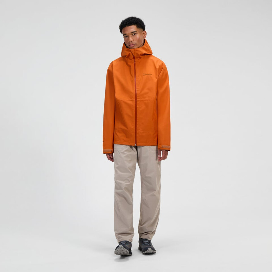 uomini bramblfell interattiva impermeabile gore-tex giacca - arancio berghaus