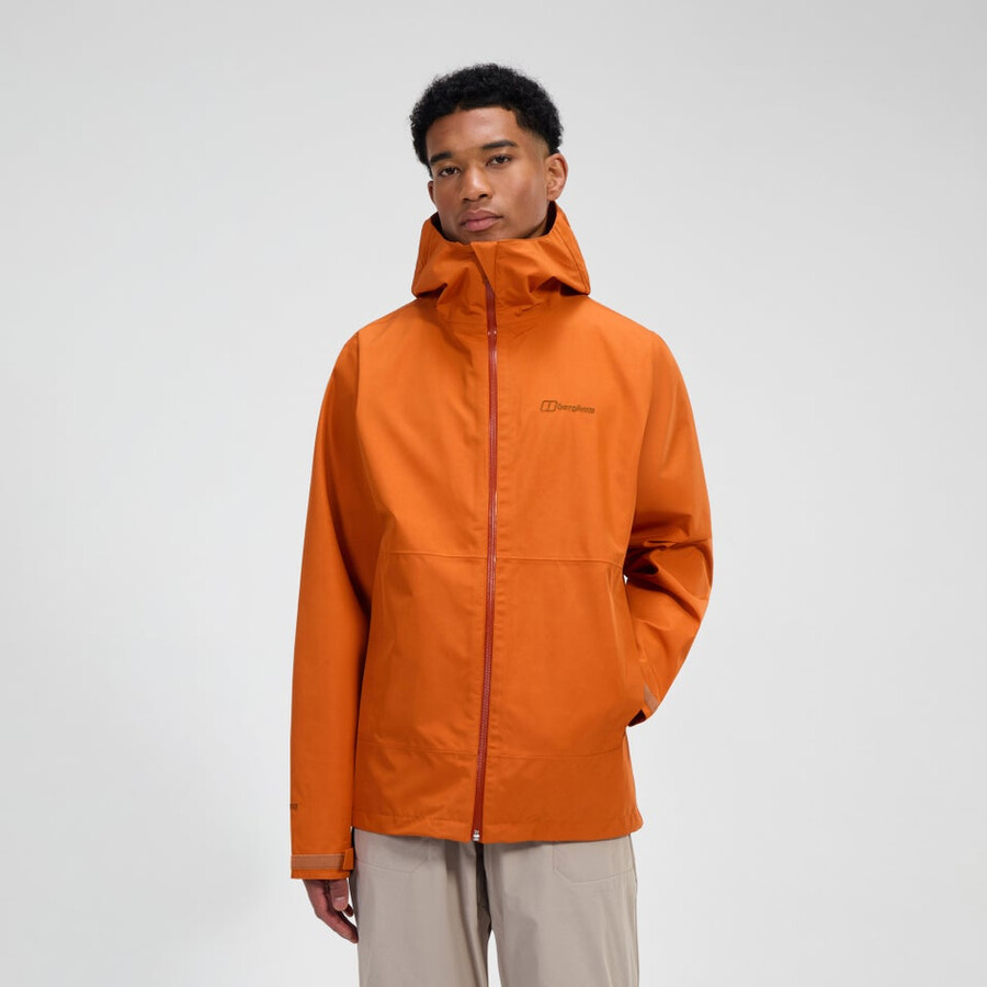 uomini bramblfell interattiva impermeabile gore-tex giacca - arancio berghaus