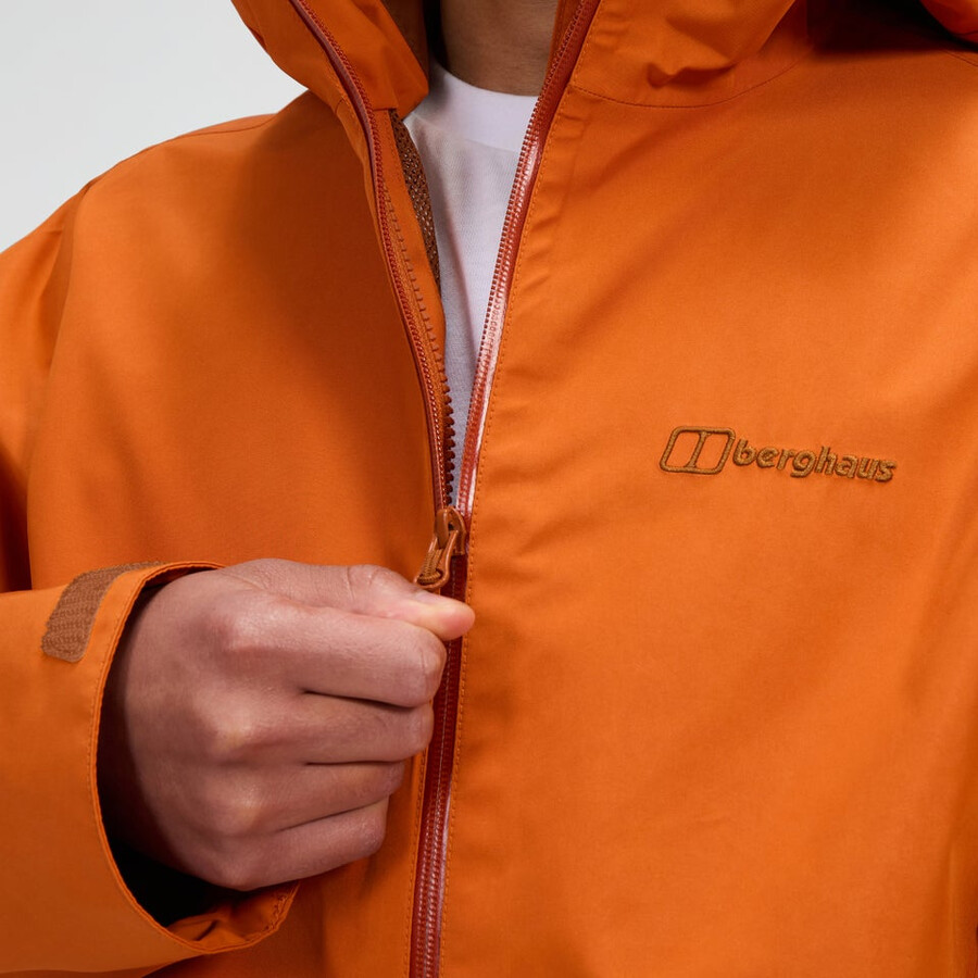 uomini bramblfell interattiva impermeabile gore-tex giacca - arancio berghaus