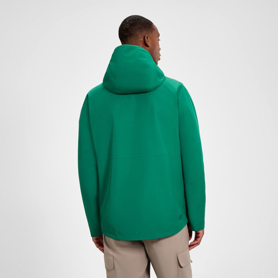 uomini bramblfell interattiva impermeabile gore-tex giacca - verde berghaus