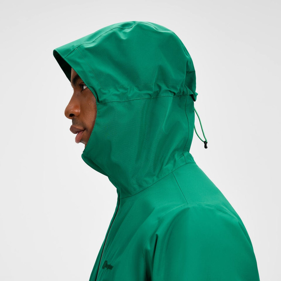 uomini bramblfell interattiva impermeabile gore-tex giacca - verde berghaus