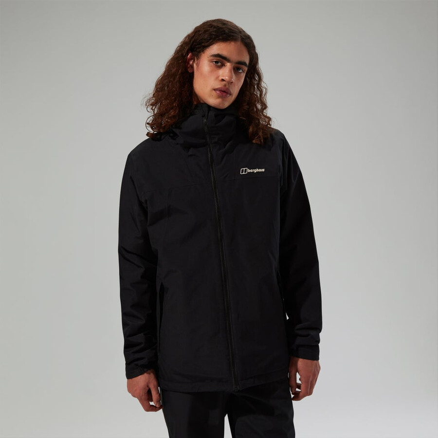 gli uomini del diluvio pro 3.0 insulated waterproof jacket - black berghaus