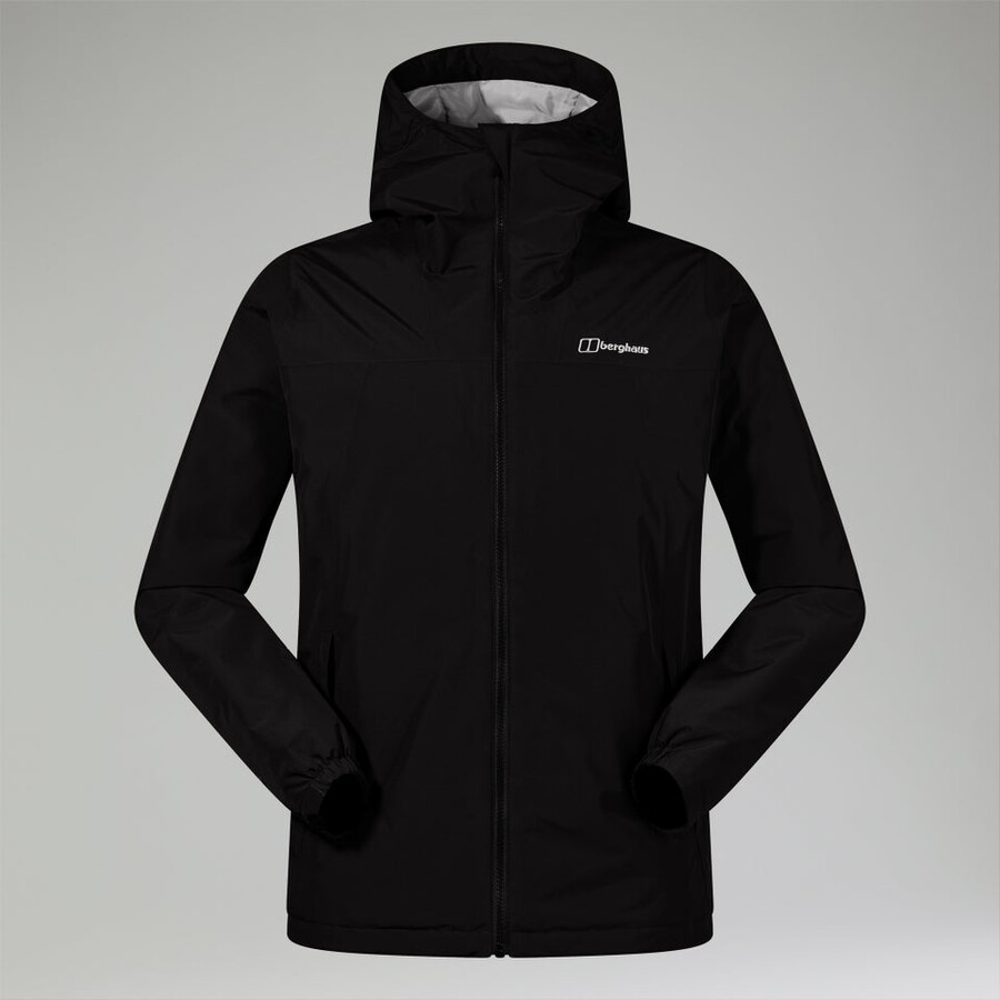 gli uomini del diluvio pro 3.0 insulated waterproof jacket - black berghaus