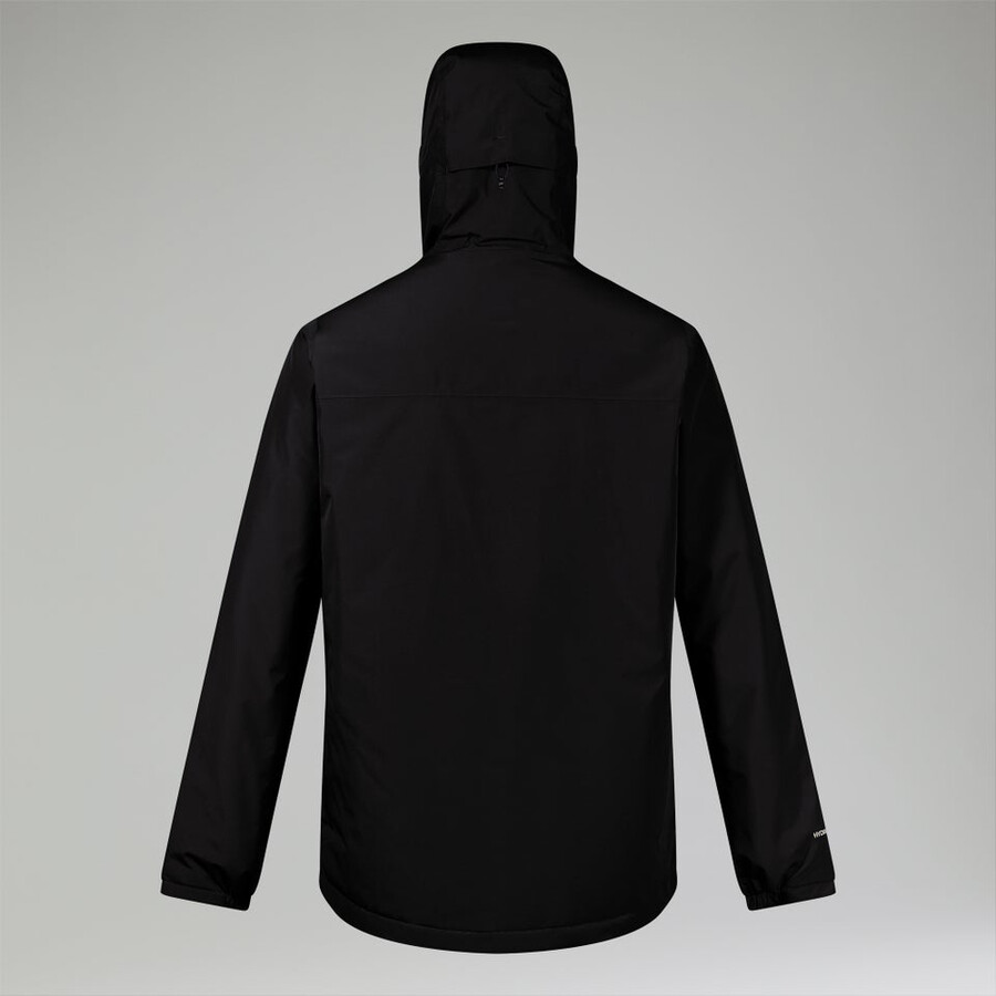 gli uomini del diluvio pro 3.0 insulated waterproof jacket - black berghaus