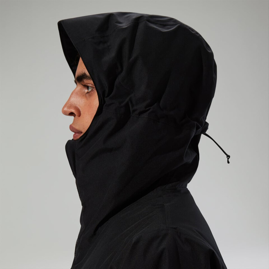 gli uomini del diluvio pro 3.0 insulated waterproof jacket - black berghaus