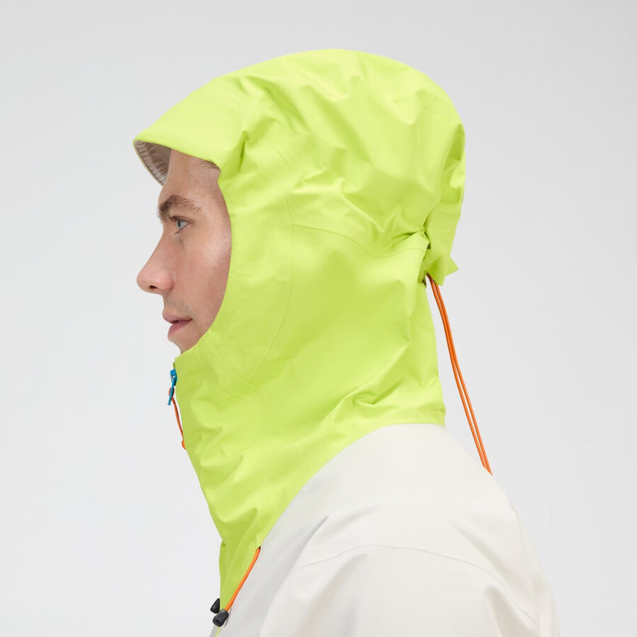 uomini ridge-cercatore impermeabile gore-tex giacca - grigiogiallo berghaus