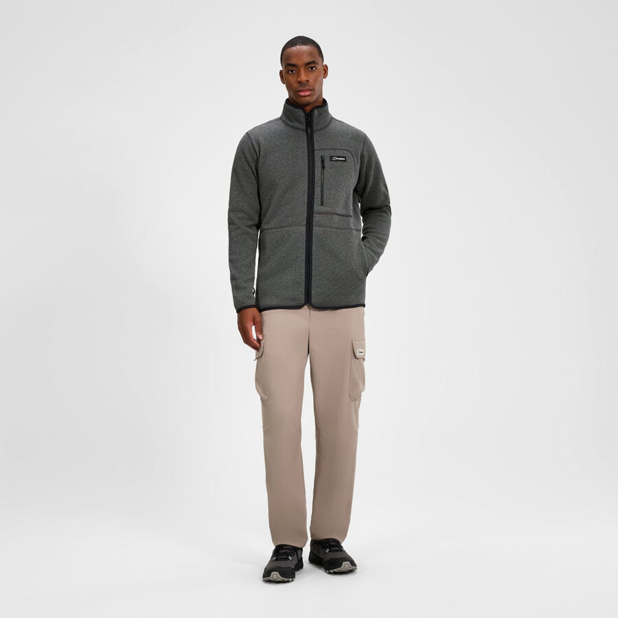 uomini asterby interattiva giacca - nerogrigio berghaus
