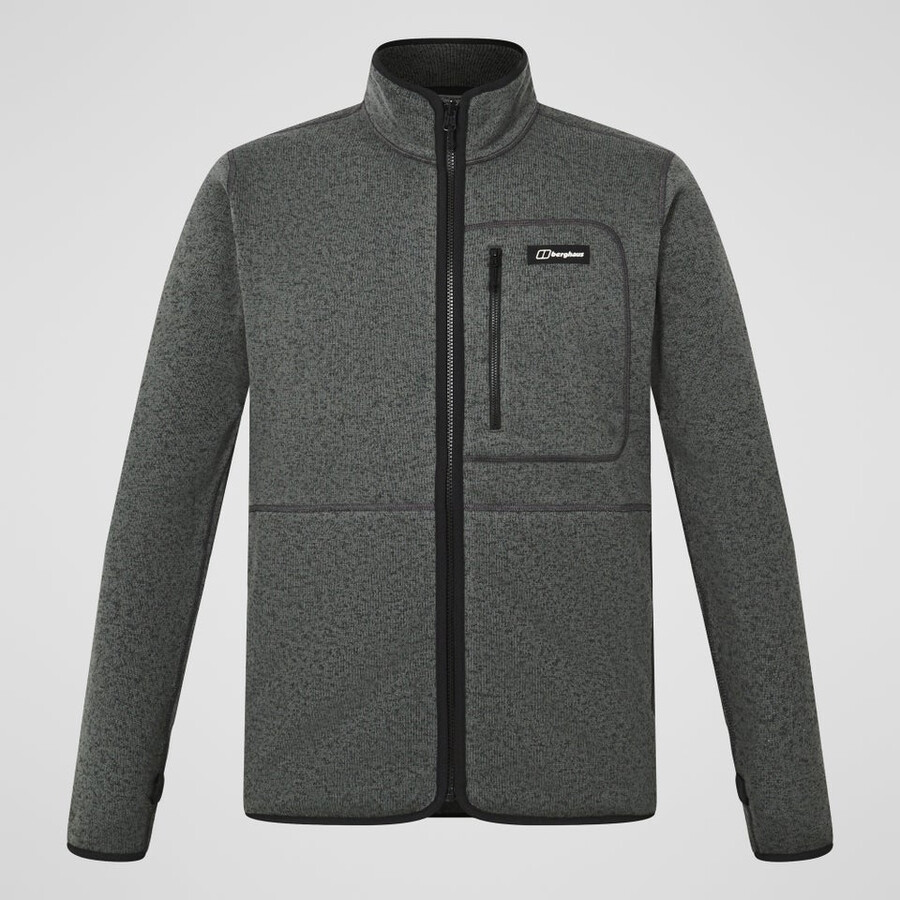 uomini asterby interattiva giacca - nerogrigio berghaus