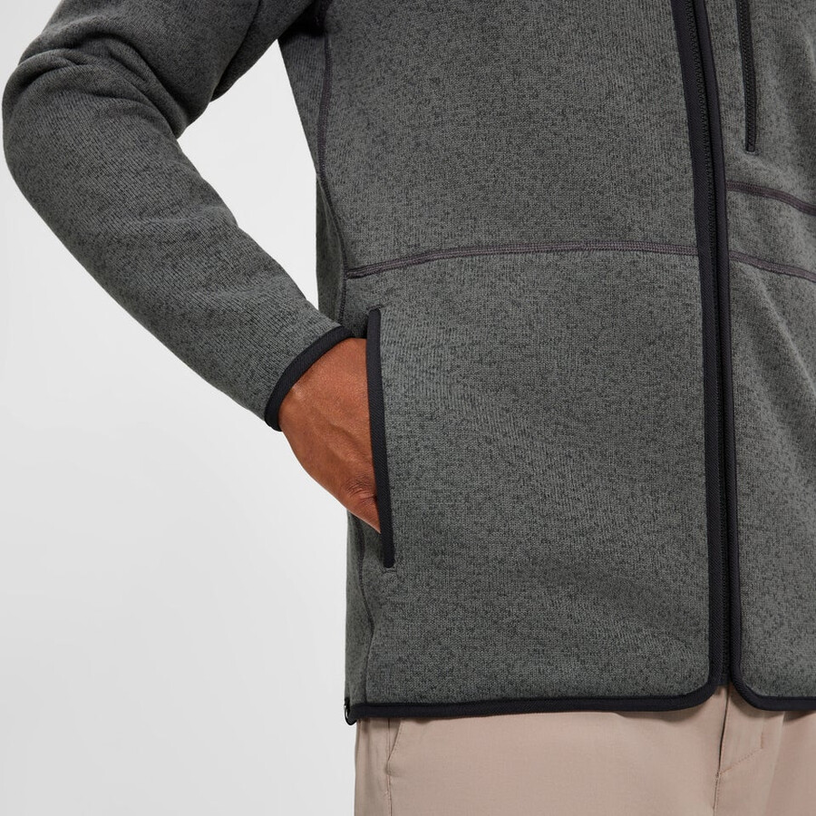 uomini asterby interattiva giacca - nerogrigio berghaus