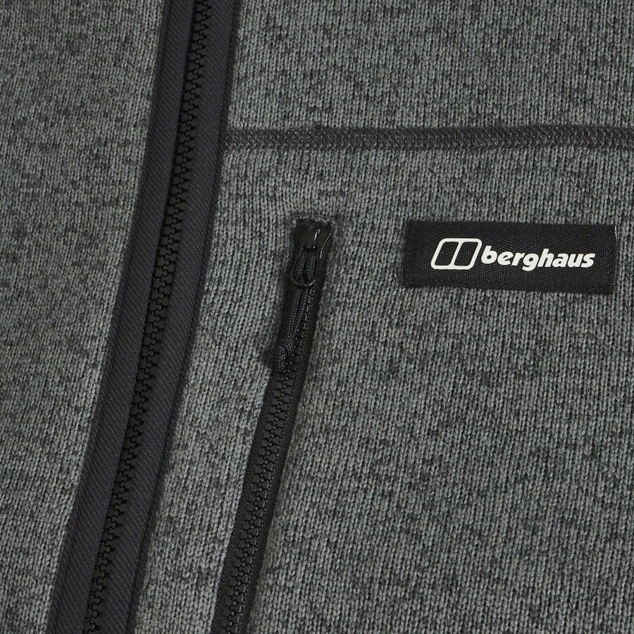 uomini asterby interattiva giacca - nerogrigio berghaus