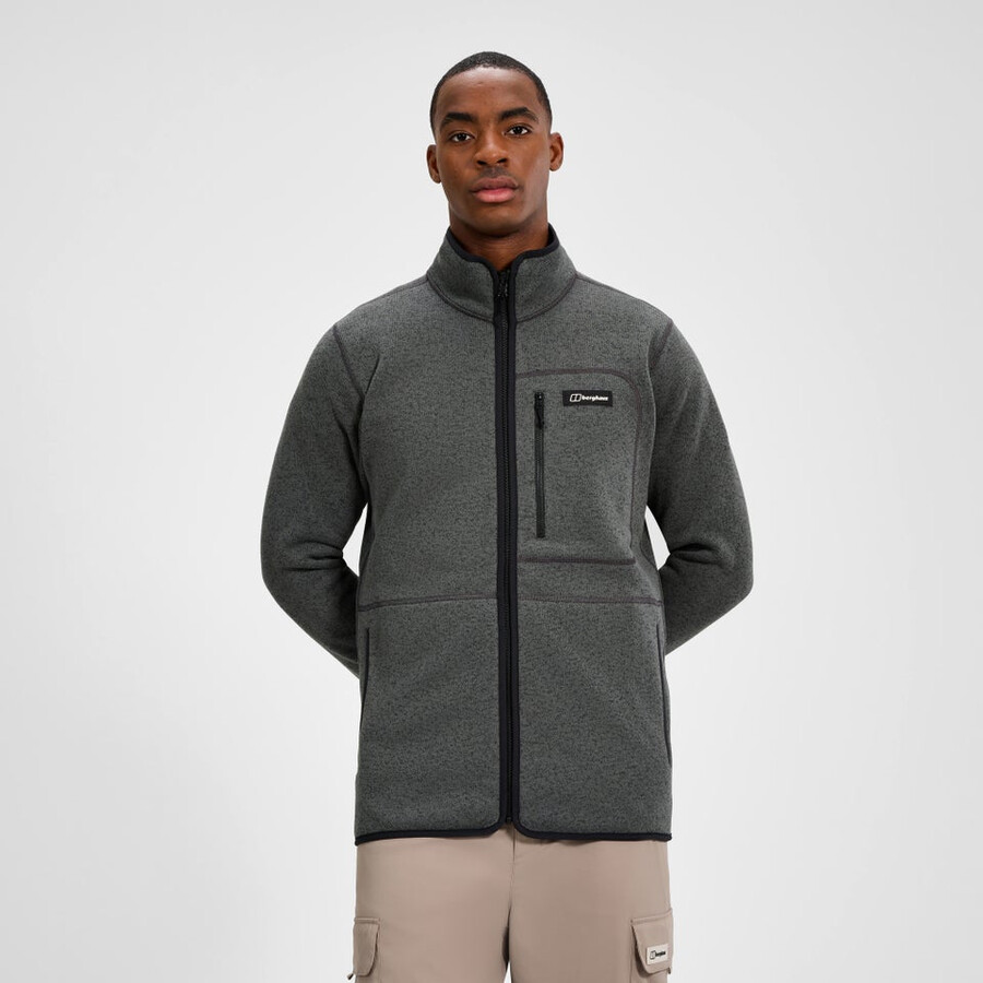 uomini asterby interattiva giacca - nerogrigio berghaus
