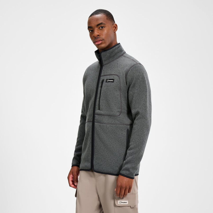 uomini asterby interattiva giacca - nerogrigio berghaus