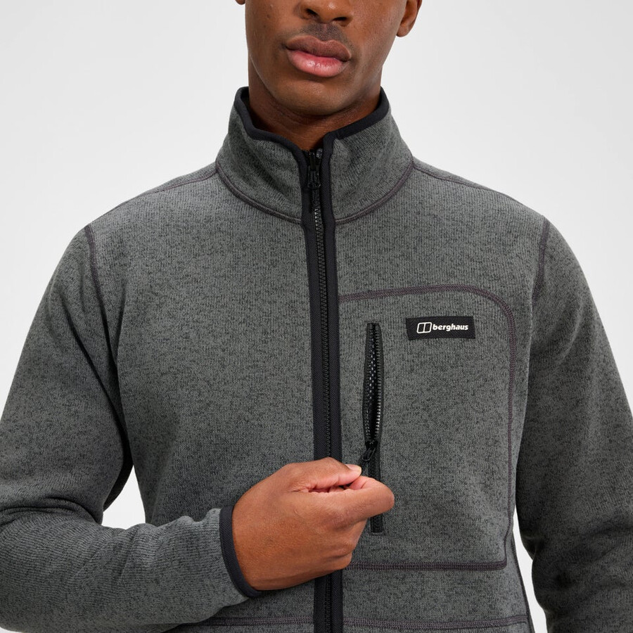 uomini asterby interattiva giacca - nerogrigio berghaus