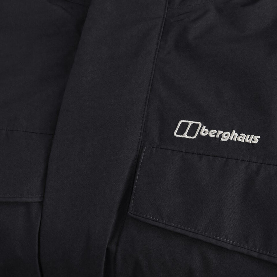uomini fernly gore-tex down parka - nero berghaus