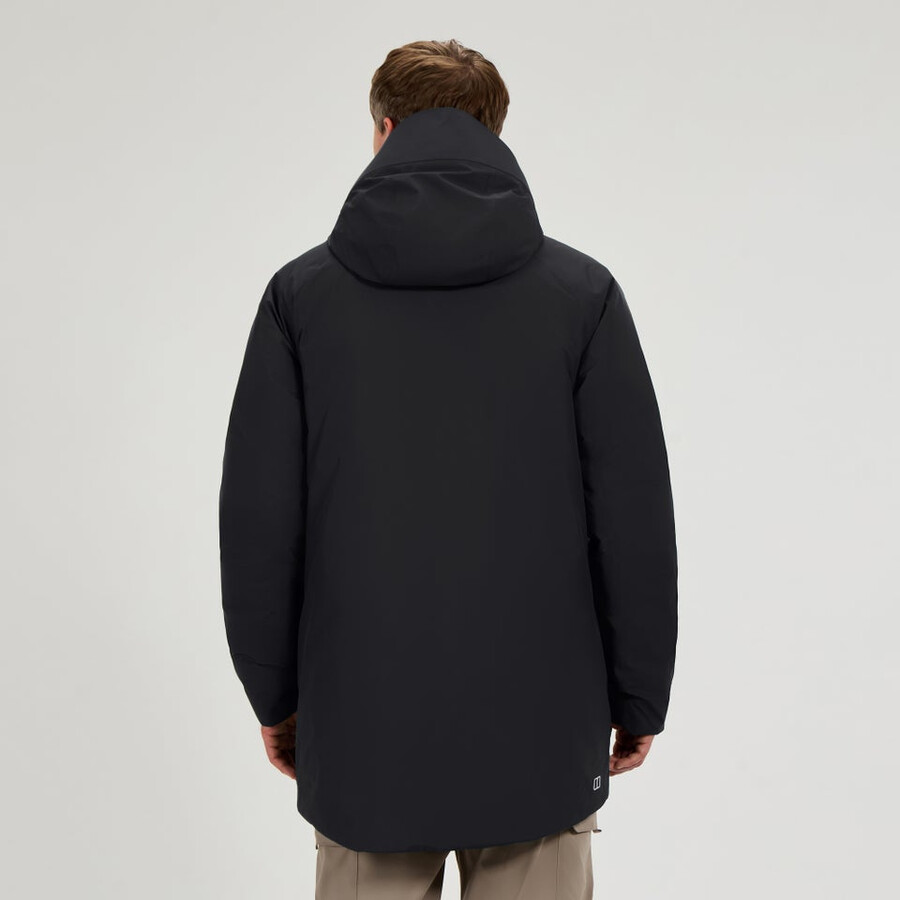 uomini fernly gore-tex down parka - nero berghaus