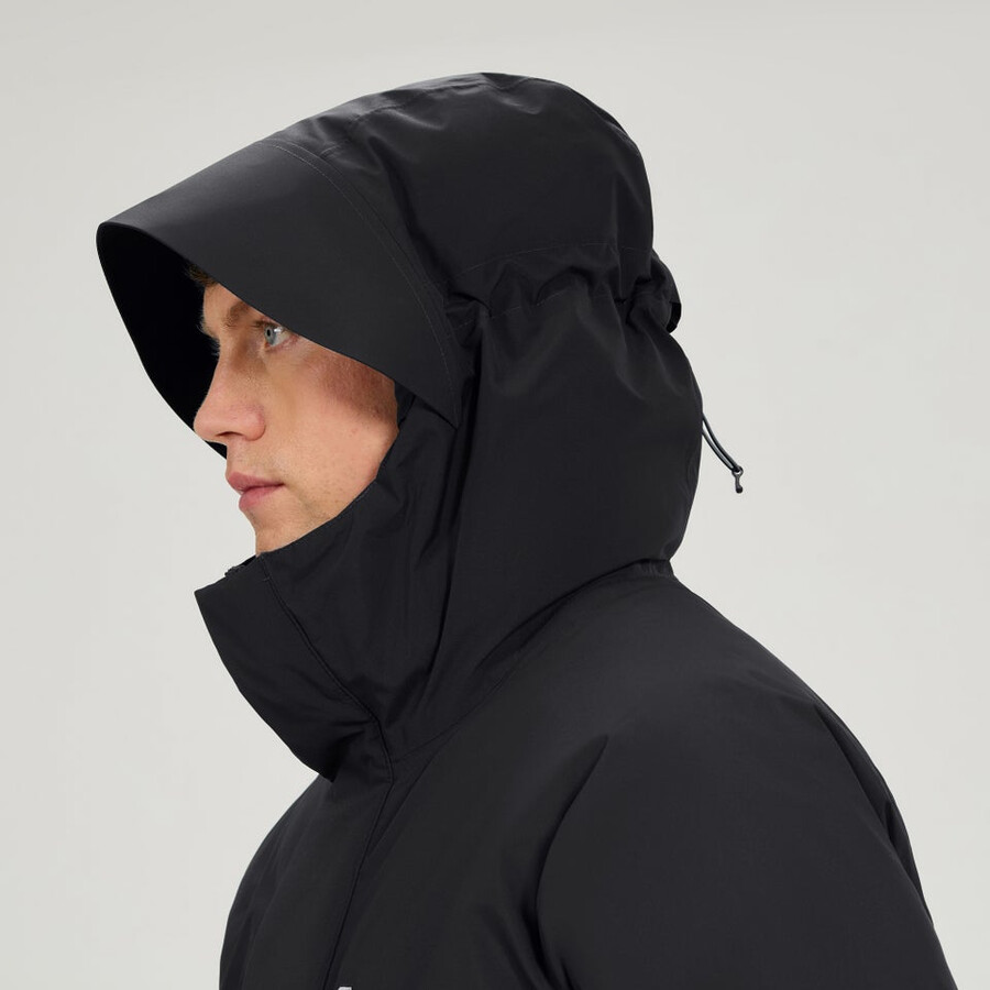 uomini fernly gore-tex down parka - nero berghaus