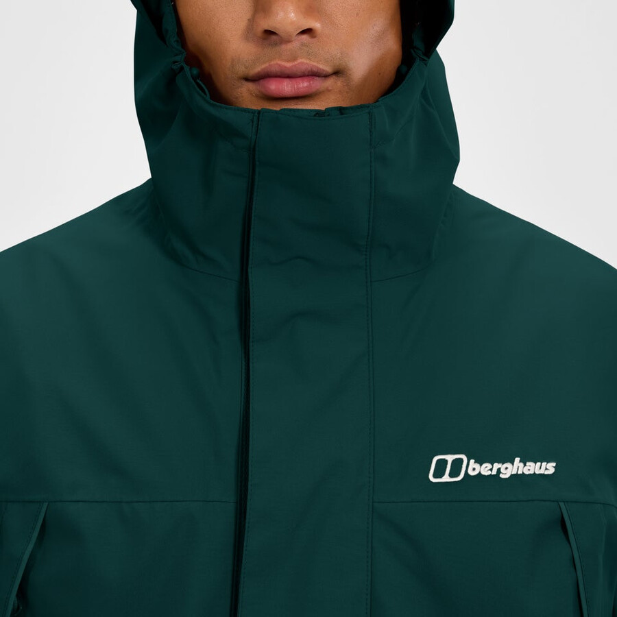uomini wansbeck isolato parka - verde berghaus