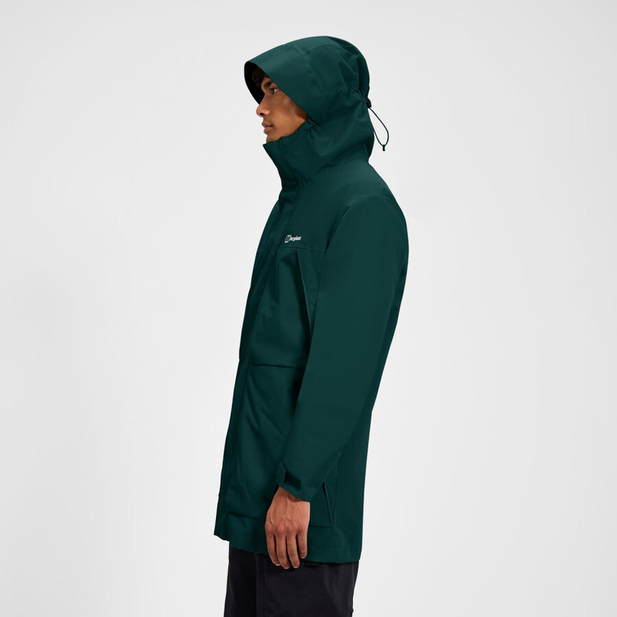 uomini wansbeck isolato parka - verde berghaus