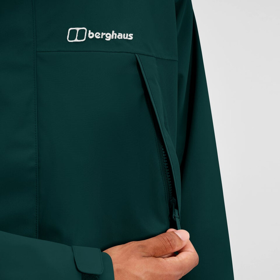 uomini wansbeck isolato parka - verde berghaus