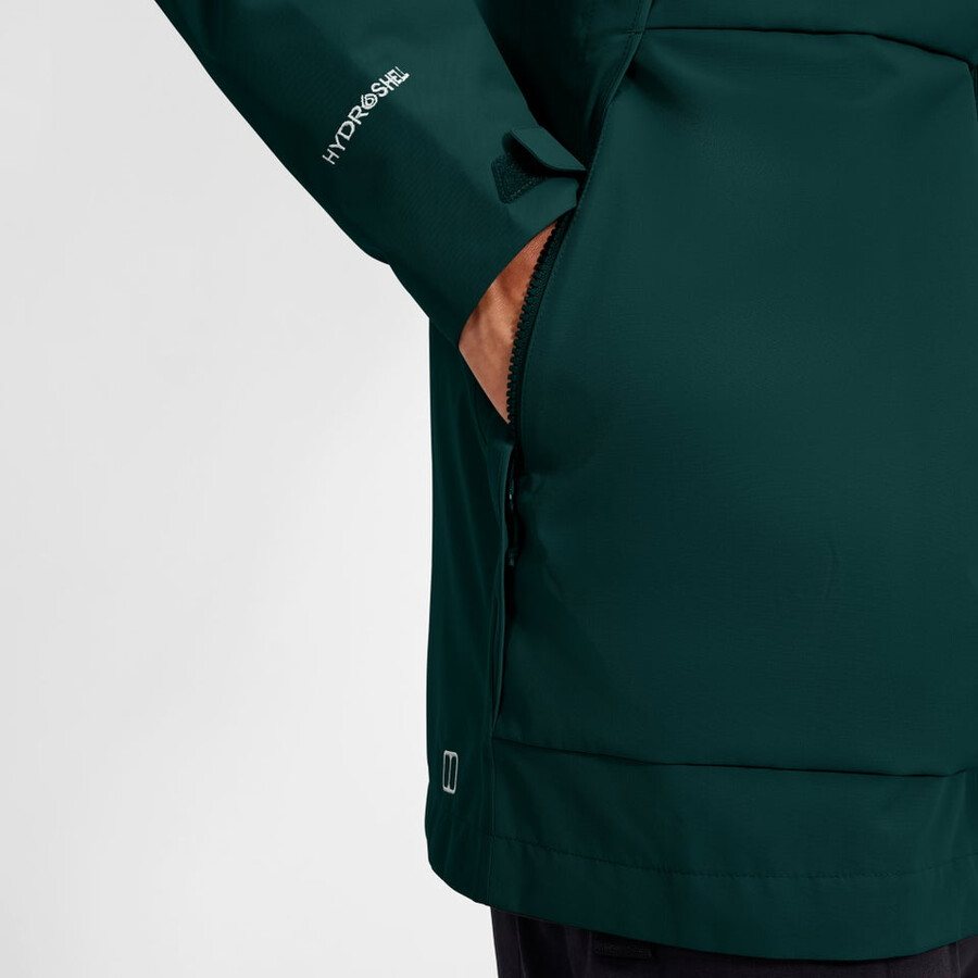 uomini wansbeck isolato parka - verde berghaus