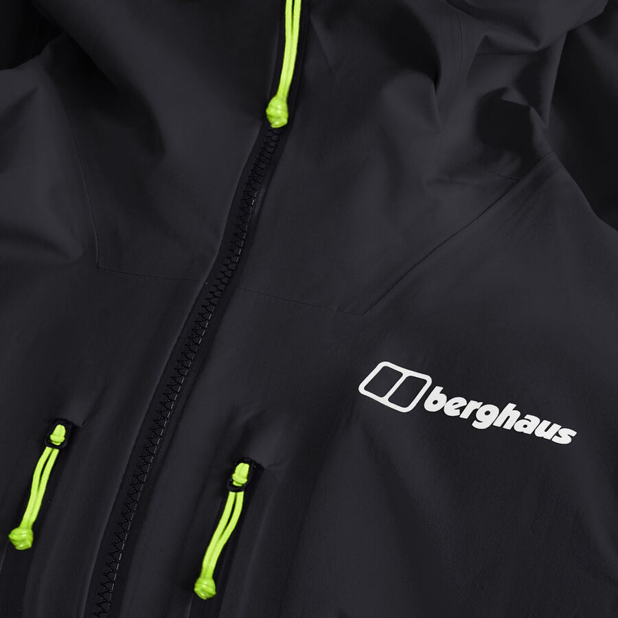 uomini di estrema avanguardia gore-tex giacca - nero berghaus