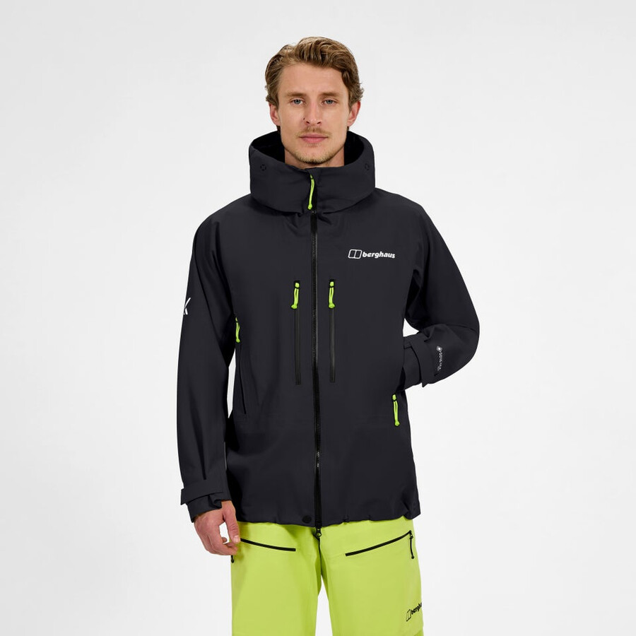 uomini di estrema avanguardia gore-tex giacca - nero berghaus