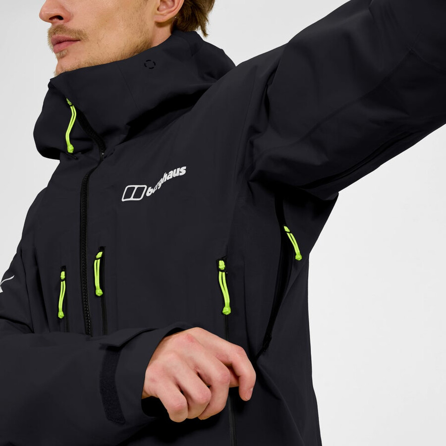 uomini di estrema avanguardia gore-tex giacca - nero berghaus