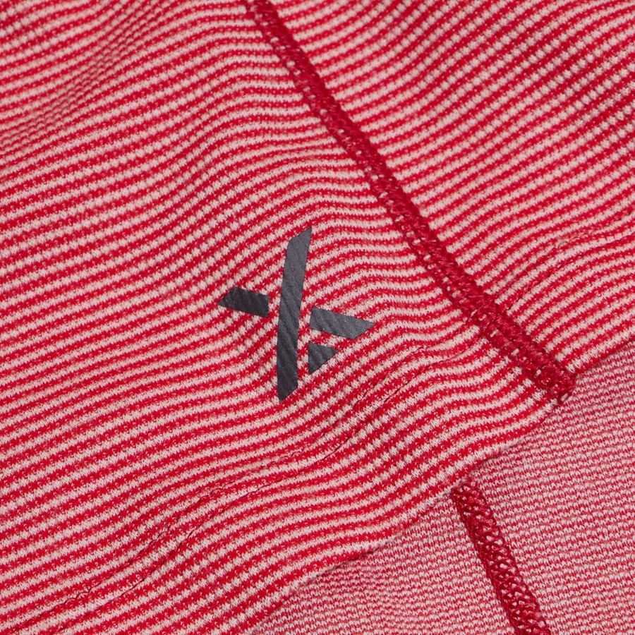 donne mtn guida manica lunga mezza zip - rosso berghaus